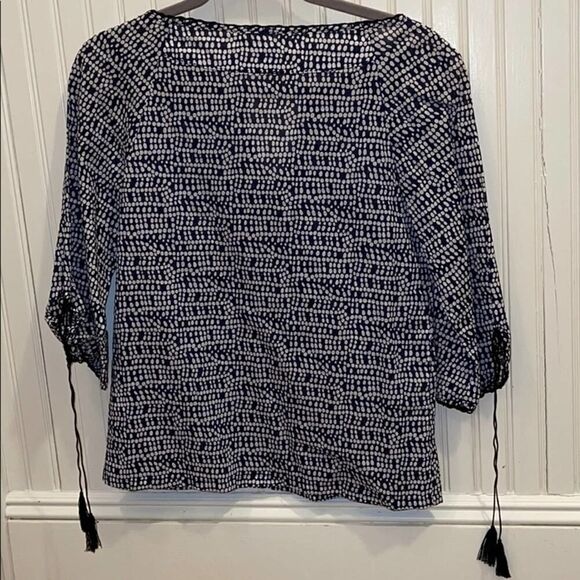 J. Crew navy tunic w tassels NWOT 0 - Picture 6 of 10